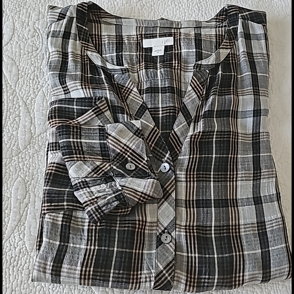 J.Jill Button-down Longsleeves Shirt
